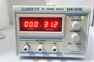 Zhaoxin KXN-3030D 30V 30A switching DC power supply front panel with LED display