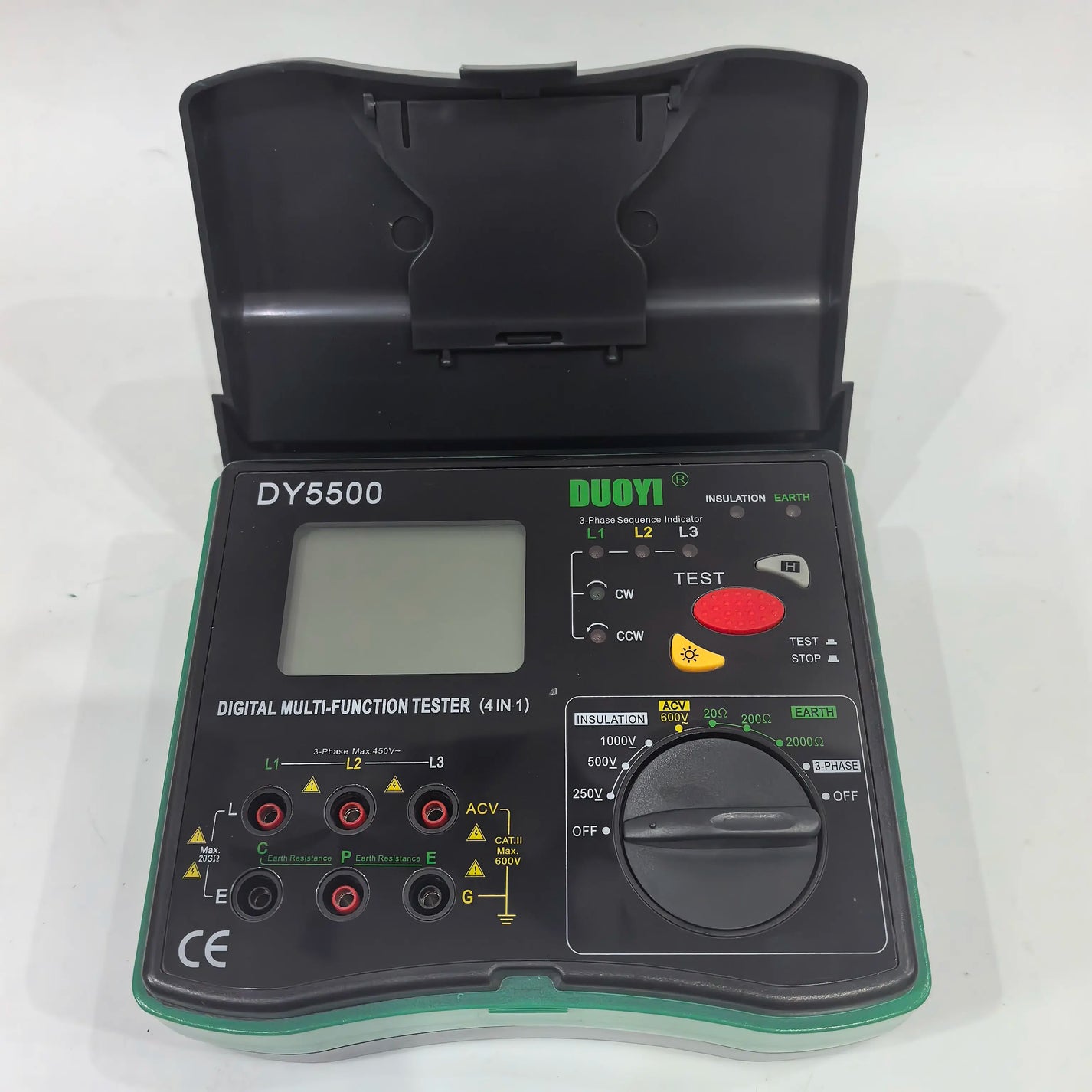 DY5500 4 in 1 Digital Multi-Function Tester Insulation Earth Resistance Tester 1000V product image 5