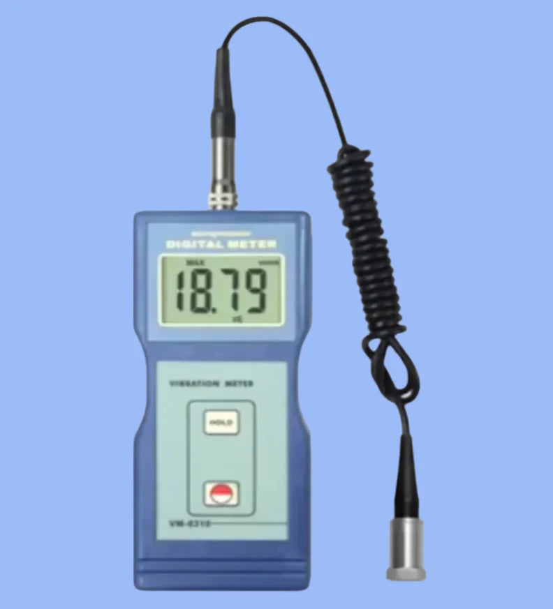 VM-6310 Digital Vibrometer Handheld Vibration Meter Tester Velocity