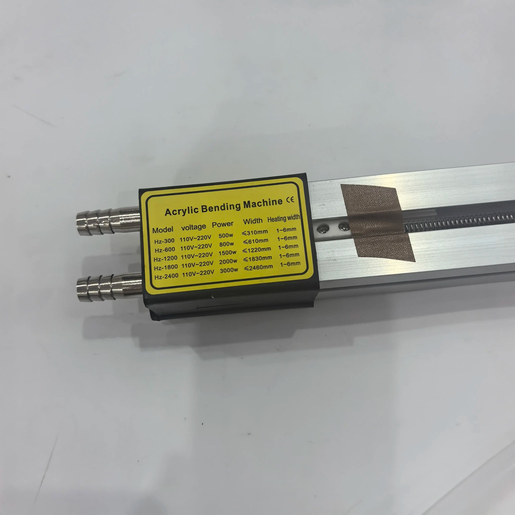 Plastic sheet bender heating unit for acrylic PMMA PVC sheets