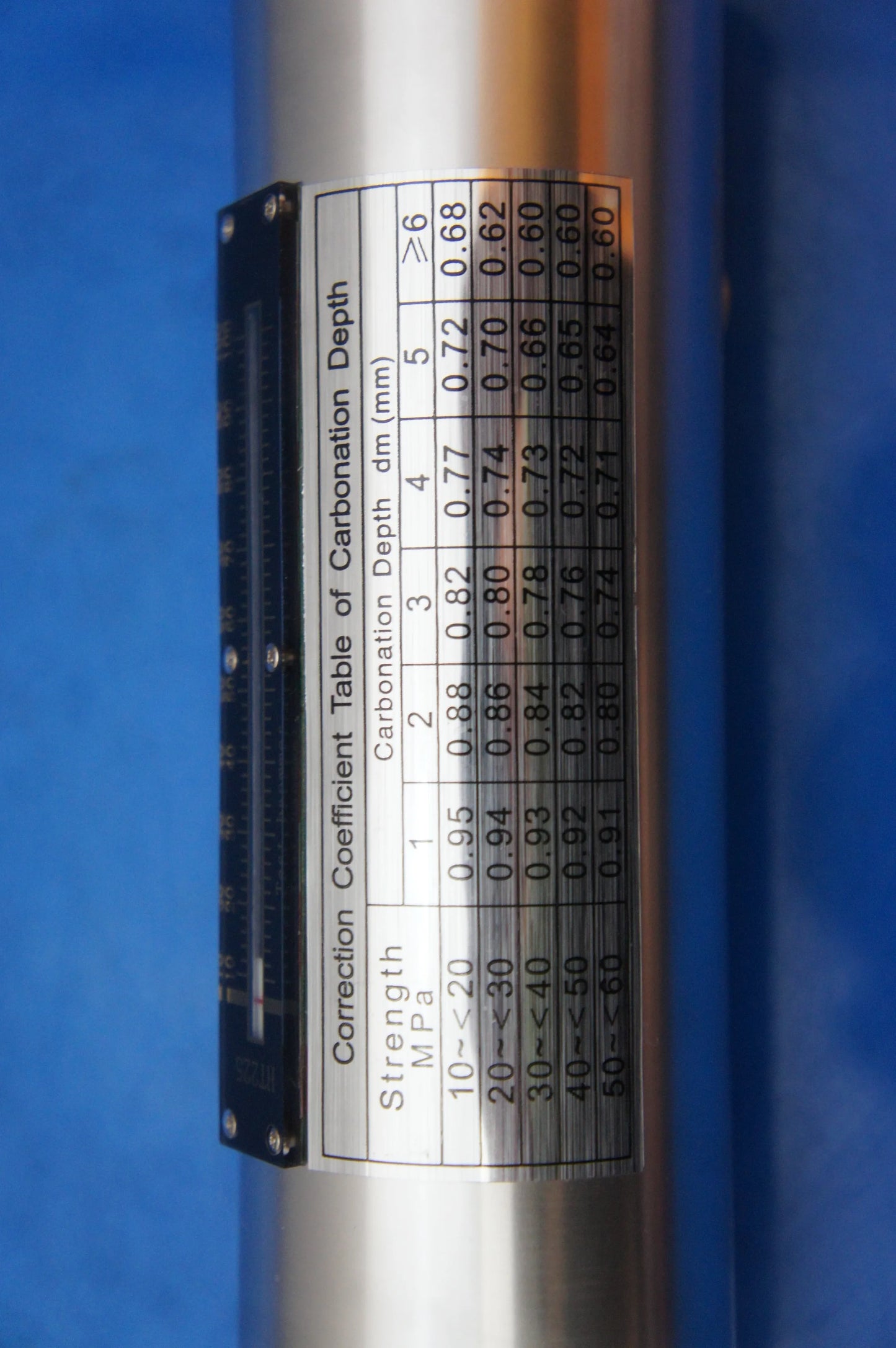 HT-225 Concrete Rebound Tester | Resiliometer Schmidt Swiss Hammer 10-60 MPa with English product detail image 4