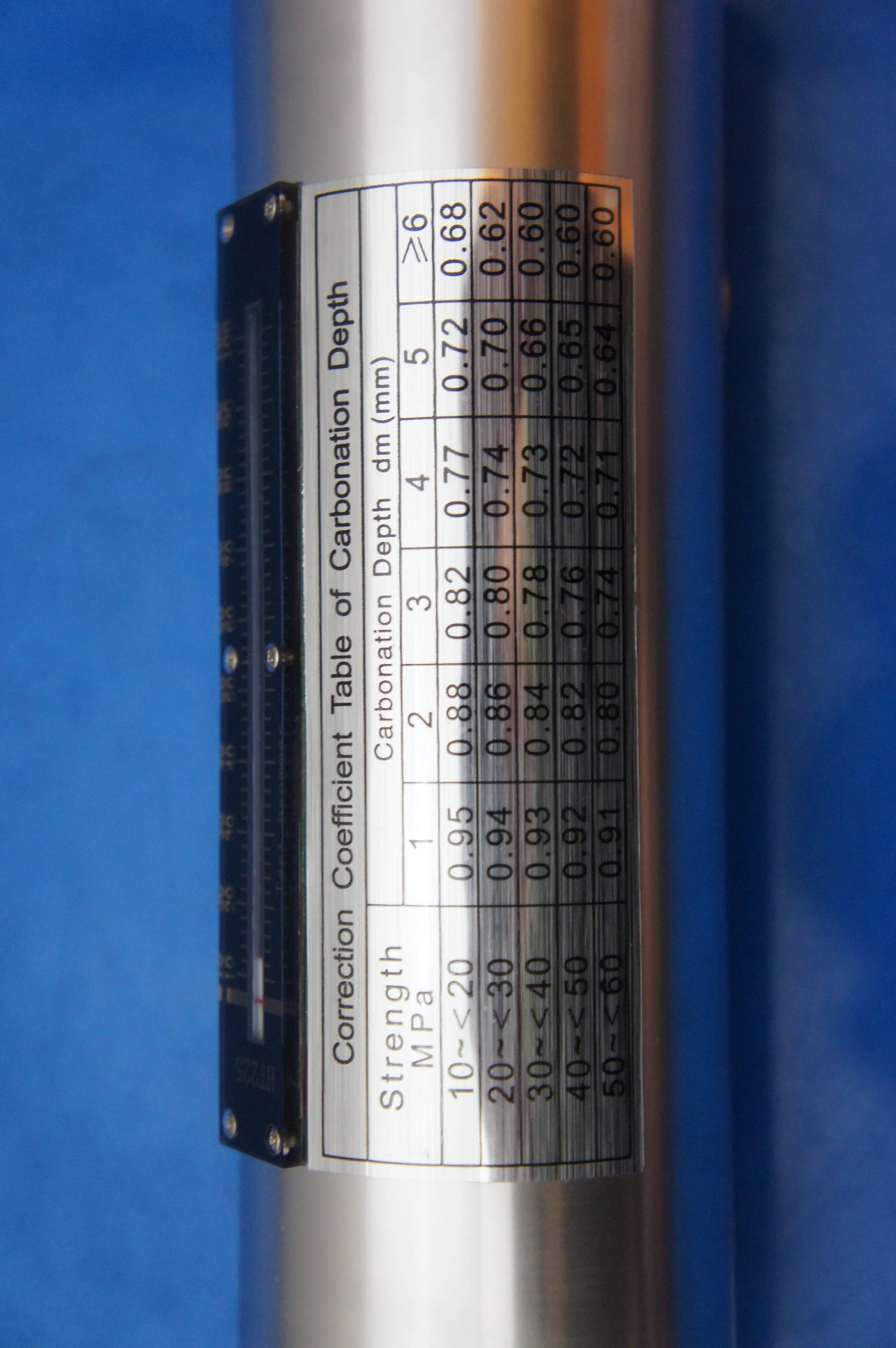 HT-225 Concrete Rebound Tester | Resiliometer Schmidt Swiss Hammer 10-60 MPa with English product detail image 4
