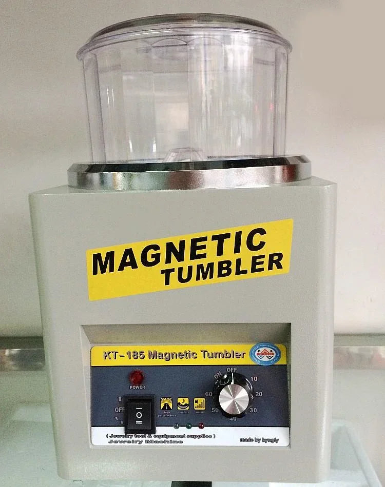 KT185 Magnetic Tumbler Jewelry Polisher Finishing Machine 18cm Magnetic Polisher for Gold product image 2