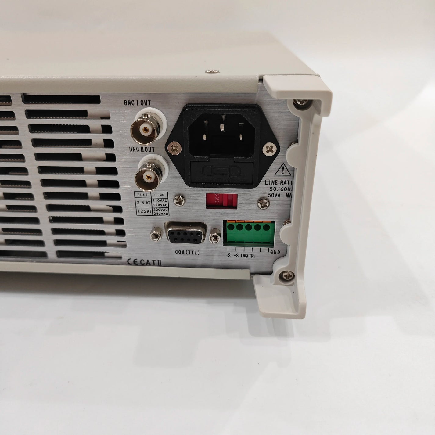 0-60A 0-500V high power DC electronic load front view