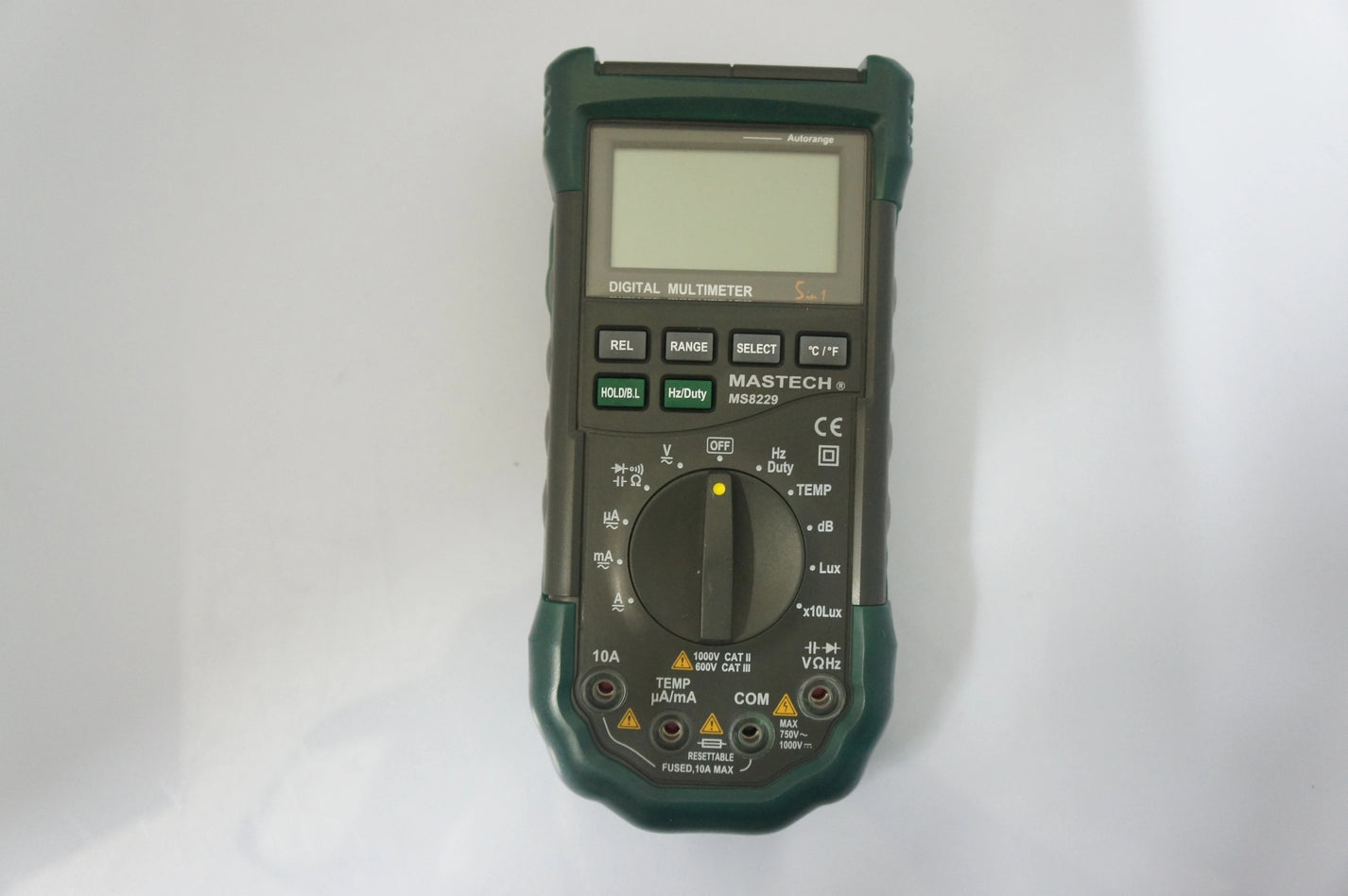 Mastech MS8229 5-in-1 Digital Multimeter Lux Sound Level Humidity Temperature Tester True product image 2