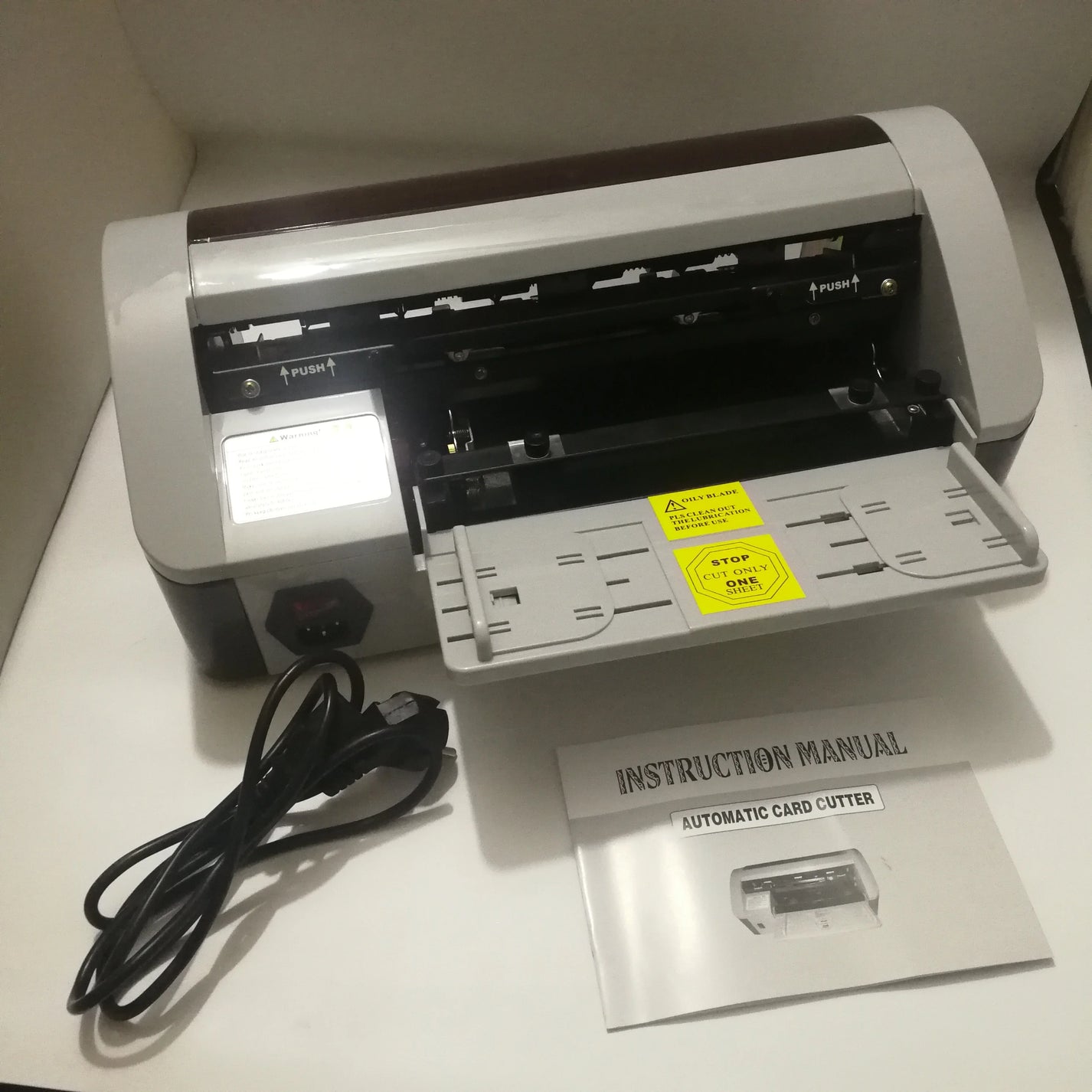Semi-Automatic Business Card Cutter | Desktop Name Card Cutting Machine 90×50mm / 85×55mm product image 3