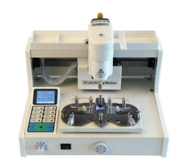 optical lens drilling machine coordinate display and controls detail