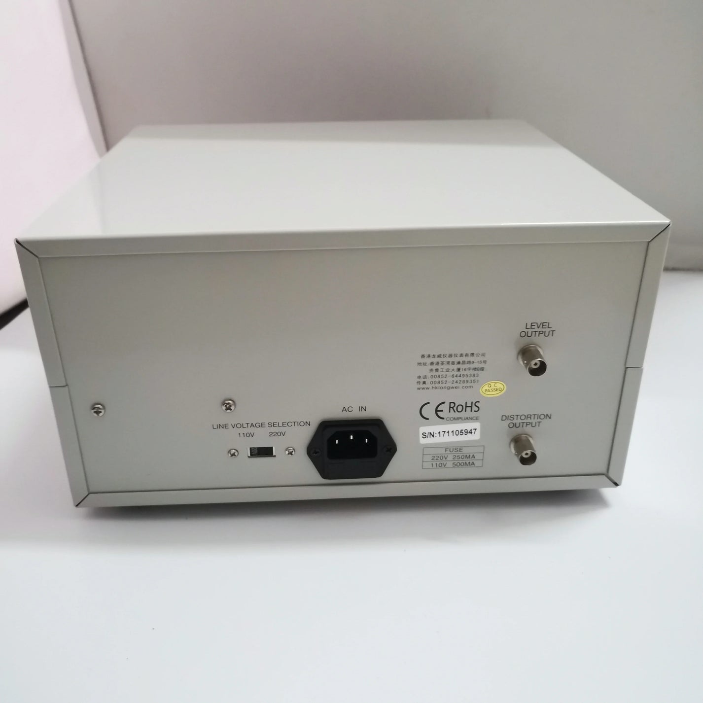 TDM-1911 Automatic Audio Distortion Meter | 0.01%-30% THD Analyzer | High-Precision Signal product image 4