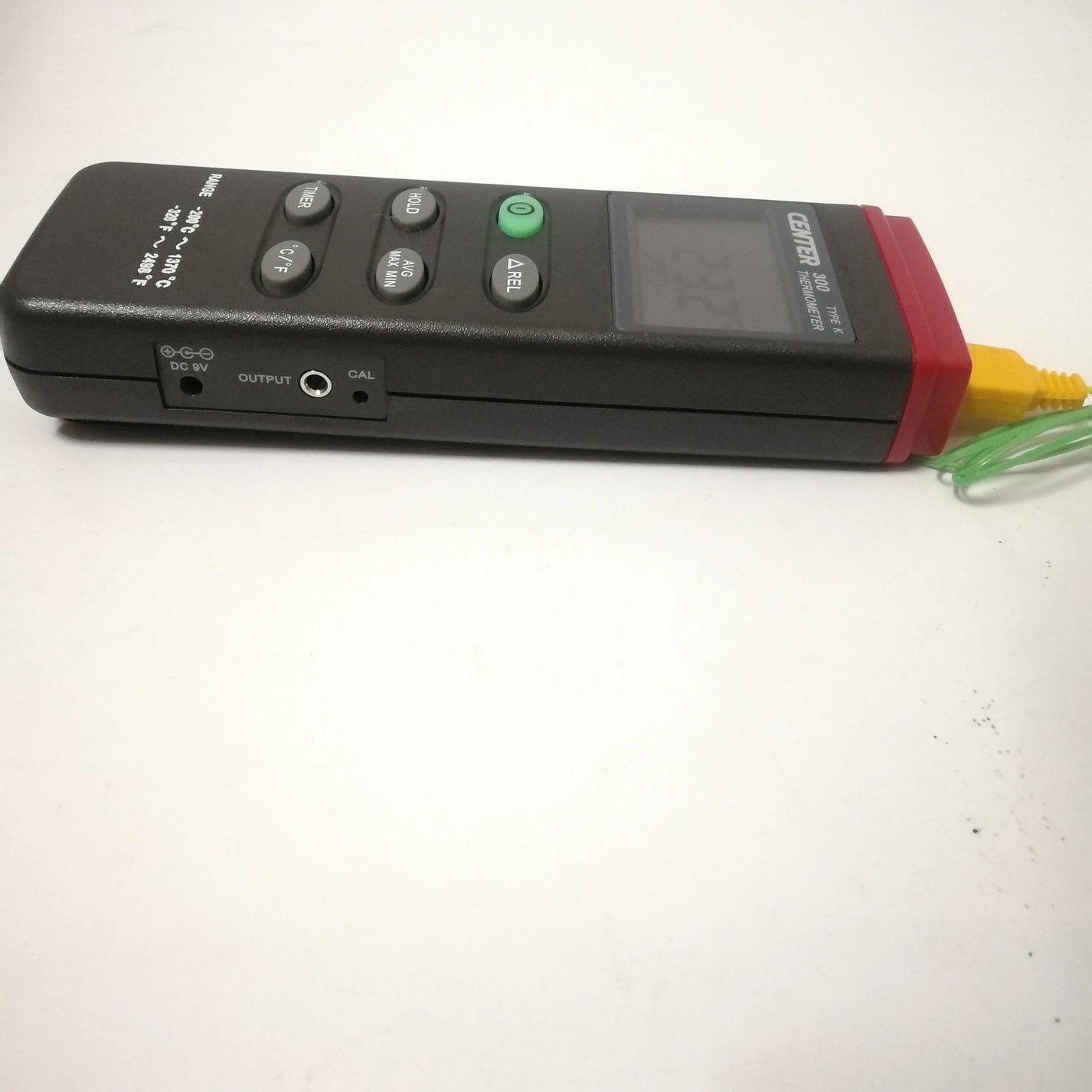 CENTER 300 Digital K-Type Thermocouple Thermometer 200–1370°C High Temp Industrial product detail image 4