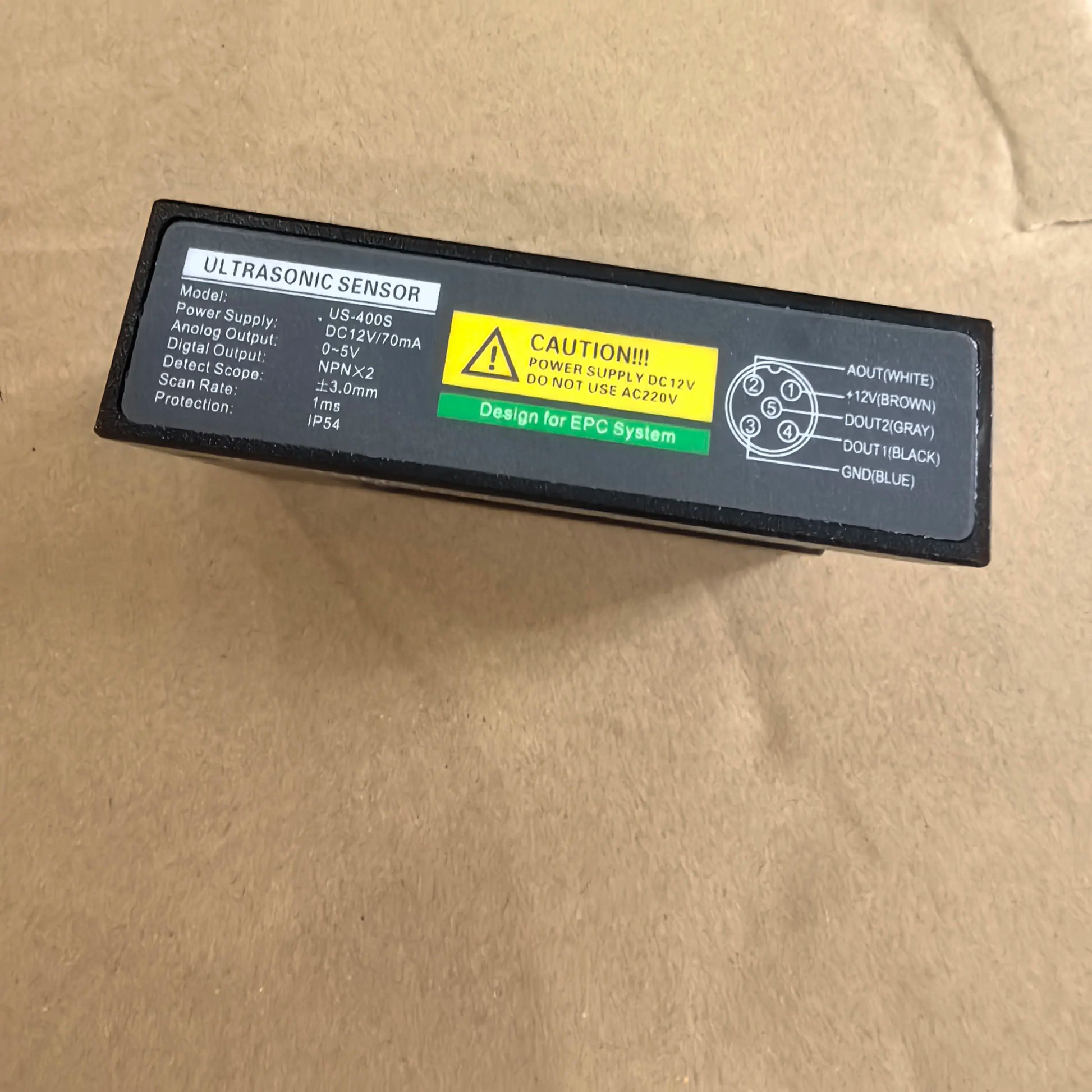 US-400S Ultrasonic Edge Sensor EPC Web Guide Sensor 0-5V NPN DC12V ±0.05mm product image 5
