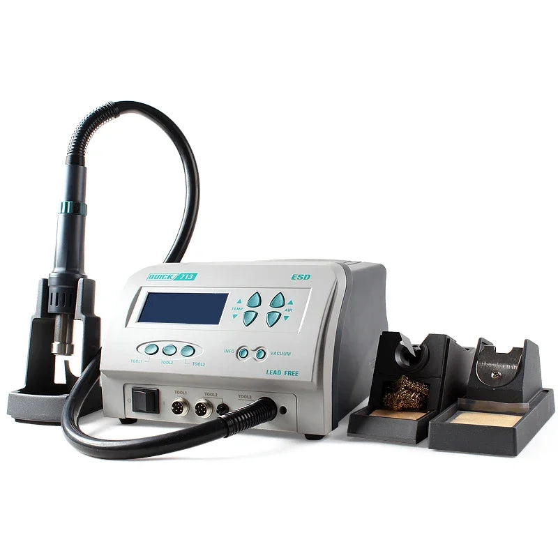 QUICK 713 ESD Hot Air Rework Station Lead-Free Soldering and Desoldering System with product image 2