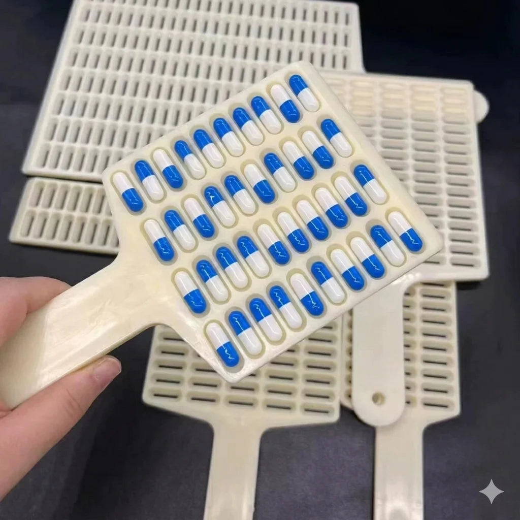 Capsule Counting Tray 10-200 Holes Manual Counter Board