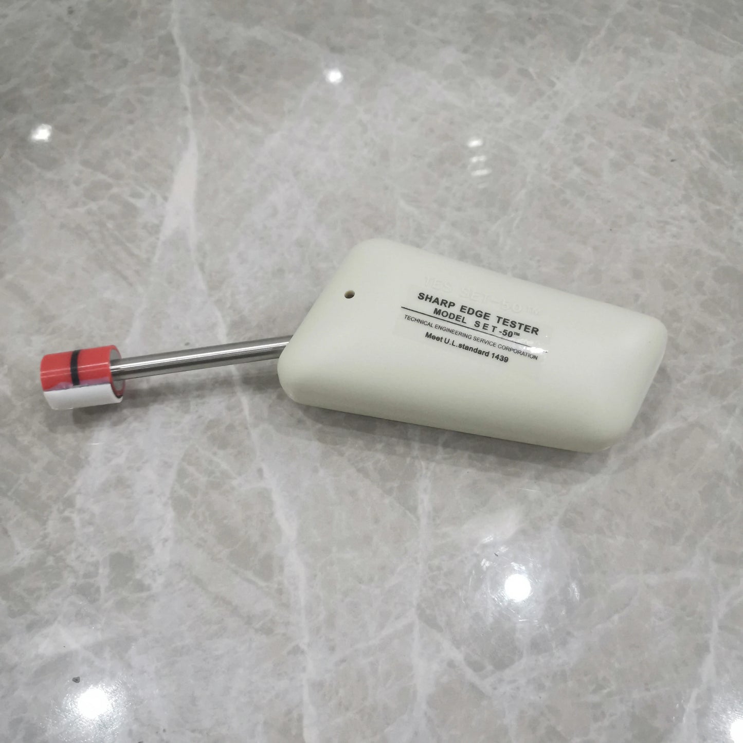 SET-50 Sharp Edge Tester | Testing Meter with 21pcs Pressure Caps & TC-3 Test Probe UL1439 product image 2