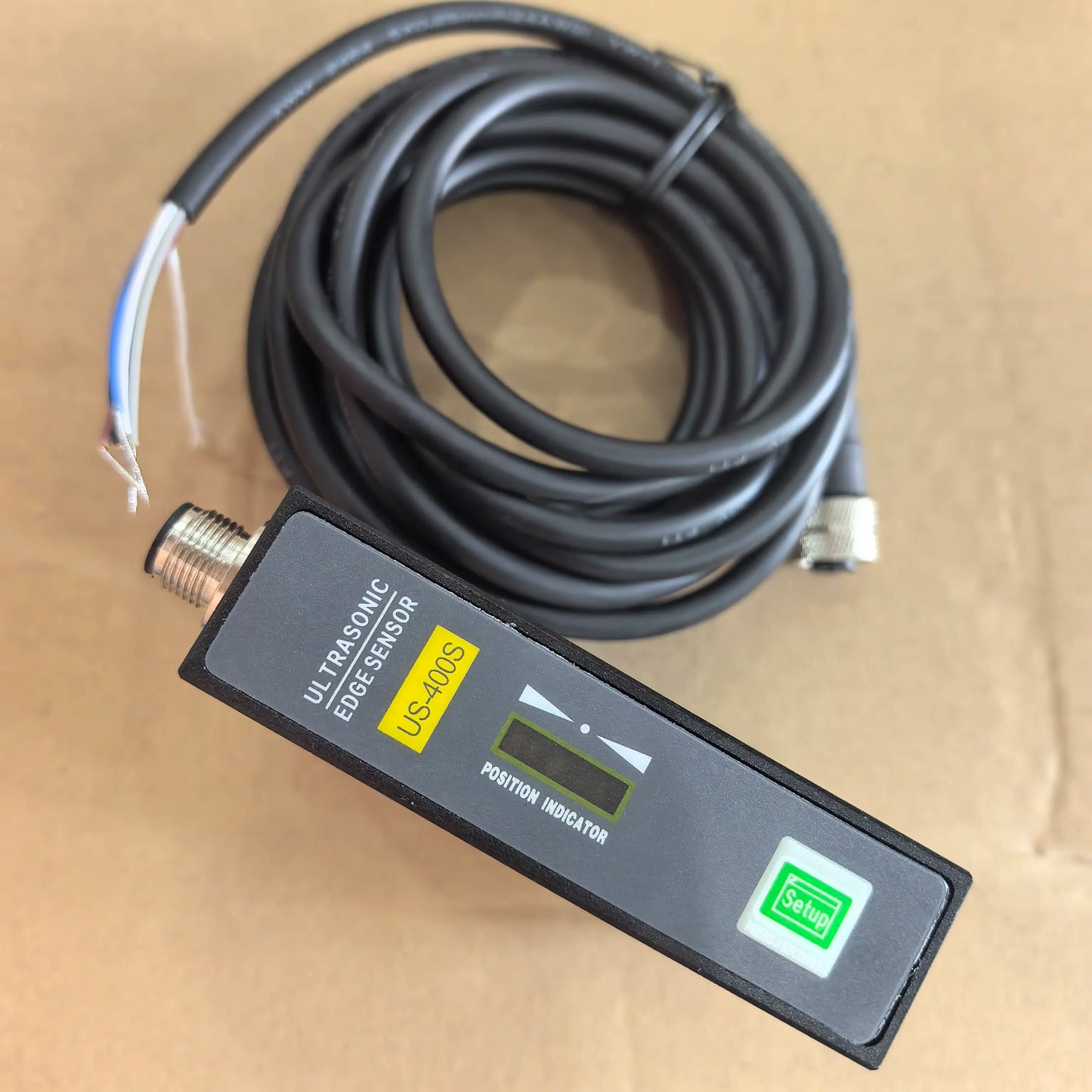 US-400S Ultrasonic Edge Sensor EPC Web Guide Sensor 0-5V NPN DC12V