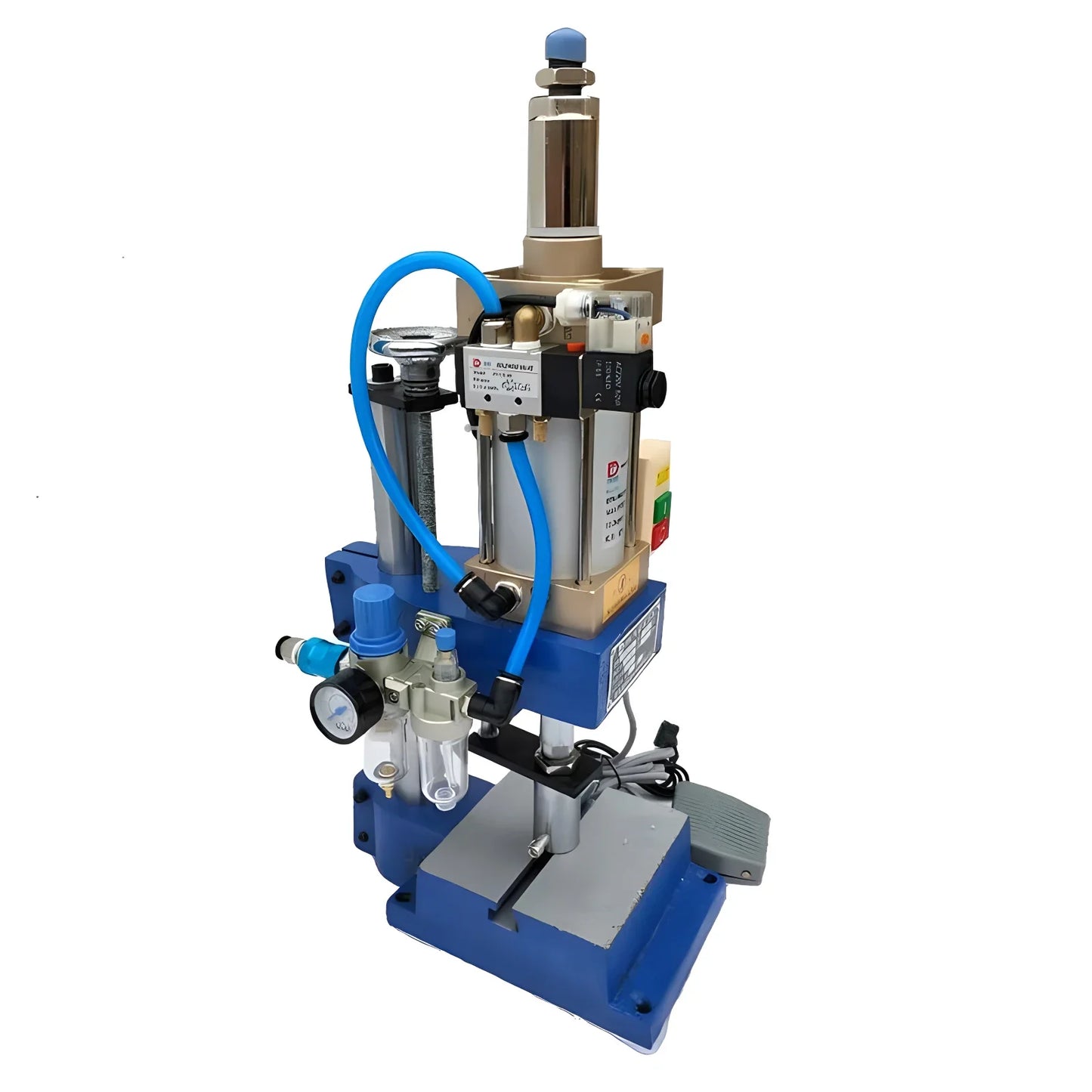 Model 80 pneumatic press work table and frame view