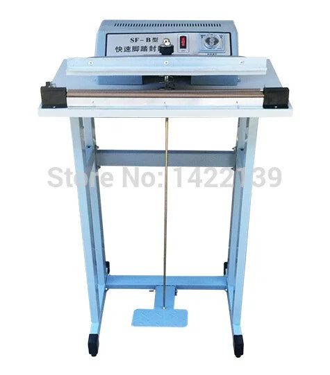 220V Foot Pedal Impulse Heat Sealer Poly Bag Film Sealing Machine Industrial Plastic product detail image