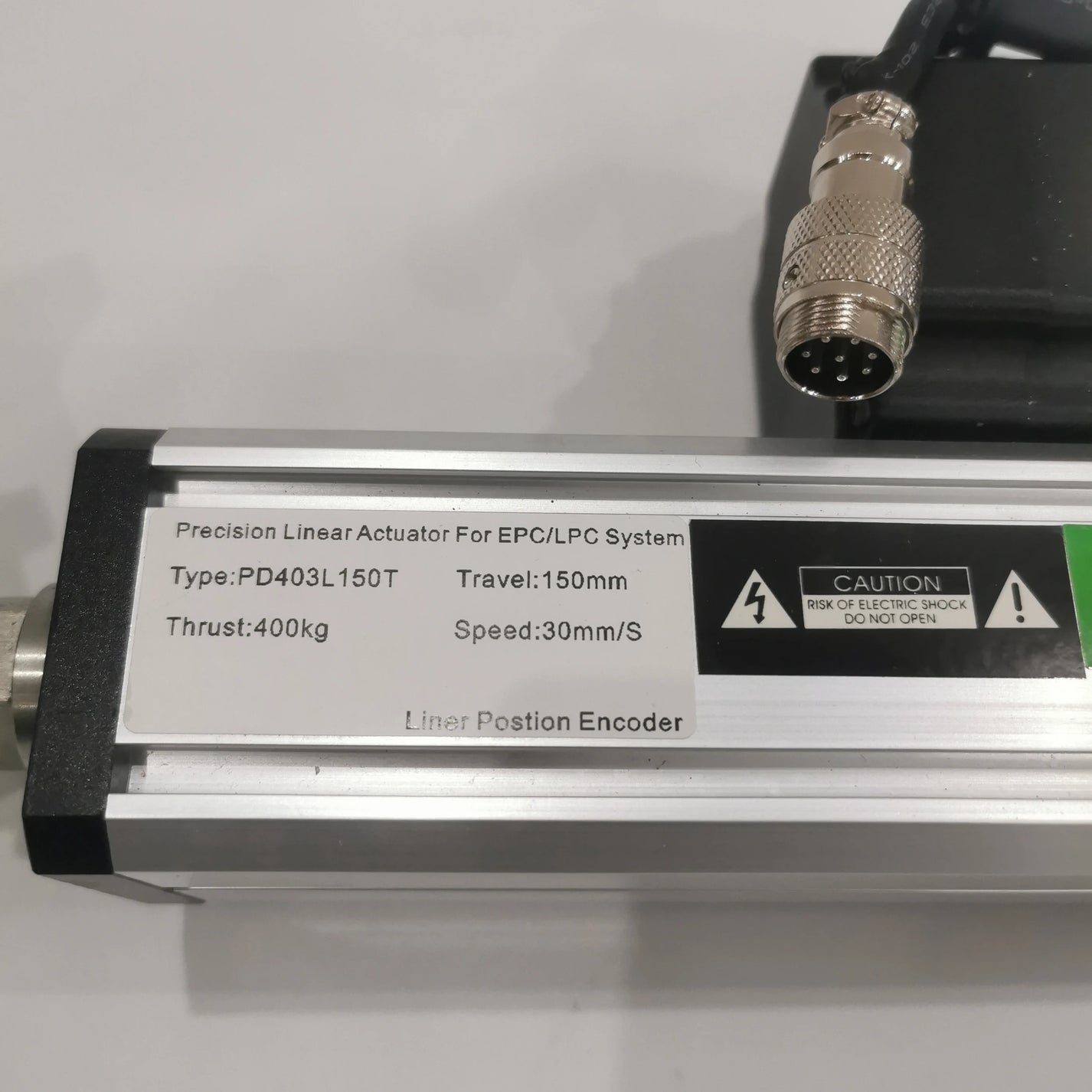 PD403L150T Precision Linear Actuator For EPC/LPC System Travel:150mm Thrust:400kg product image 5