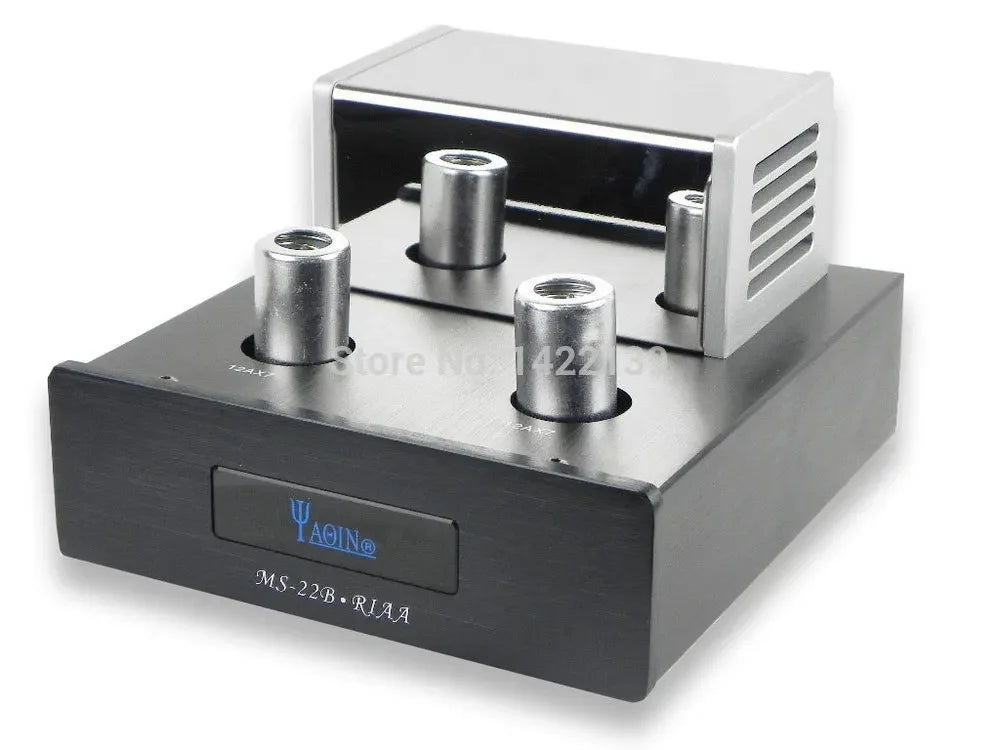 MS-22B Tube Phono Preamplifier HiFi Phono Stage Preamp with 12AX7B×2 Vacuum Tubes for product image 3