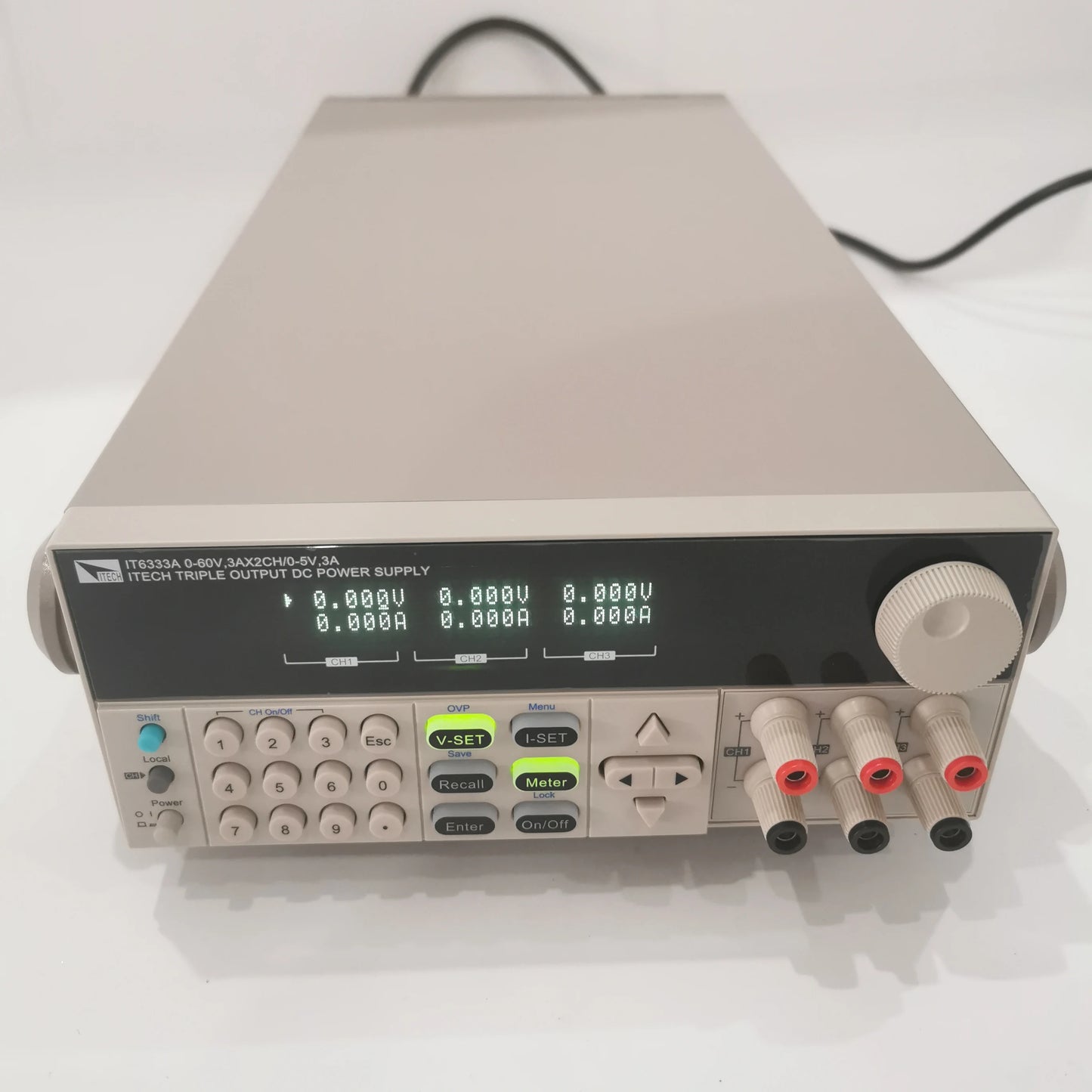 ITech IT6333A 60V/3A/180W2CH; 5V/3A/15W1CH Triple Output DC power supply product image 2