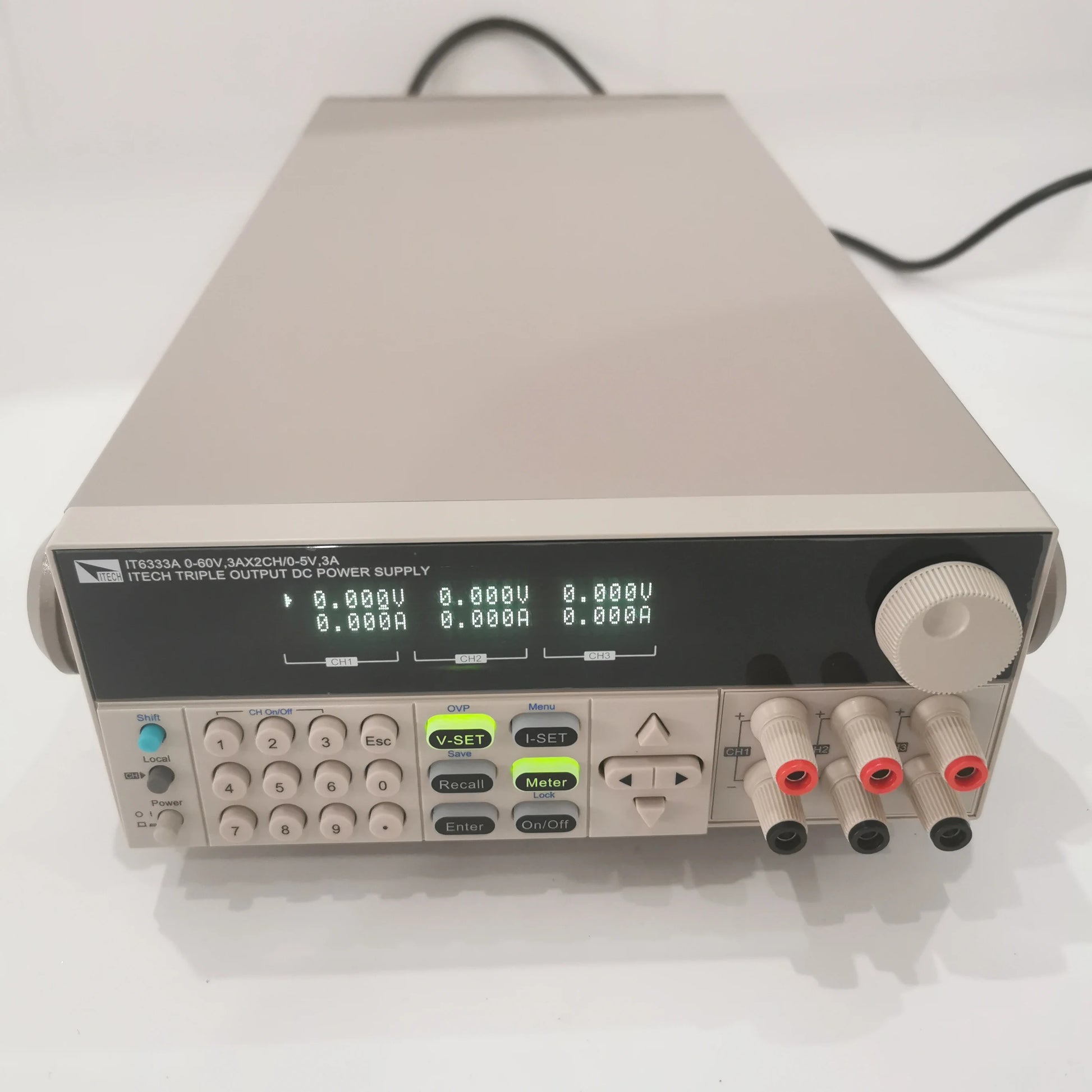 ITech IT6333A 60V/3A/180W2CH; 5V/3A/15W1CH Triple Output DC power supply product image 2