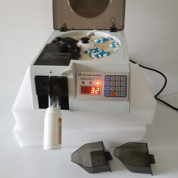 Automatic capsule and tablet counting machine electronic pill counter for pharmacy and lab use