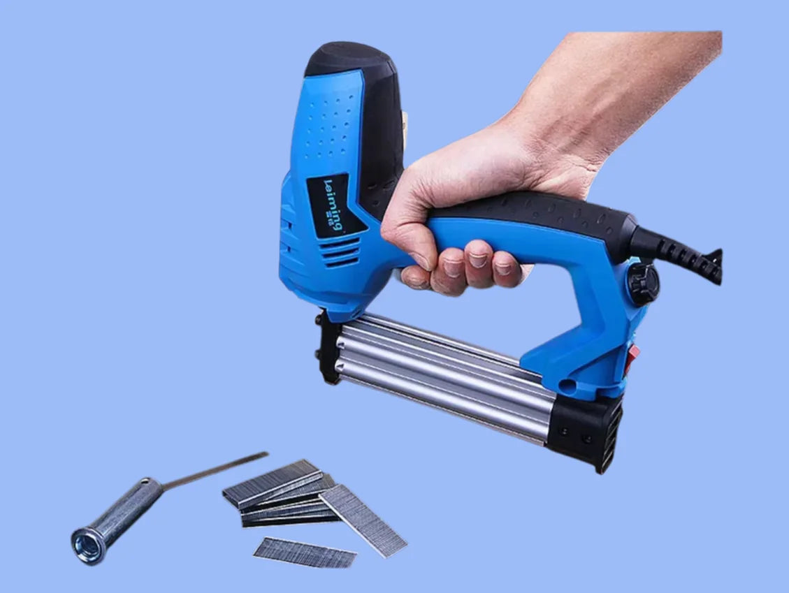 220V Electric Nail Gun U-Type Dual-Use Staple Gun Woodworking Power