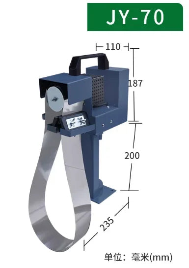 JY-70 Steel Belt Industrial Oil-Water Separator 25L/H Oil Skimmer Machine for Factory product detail image
