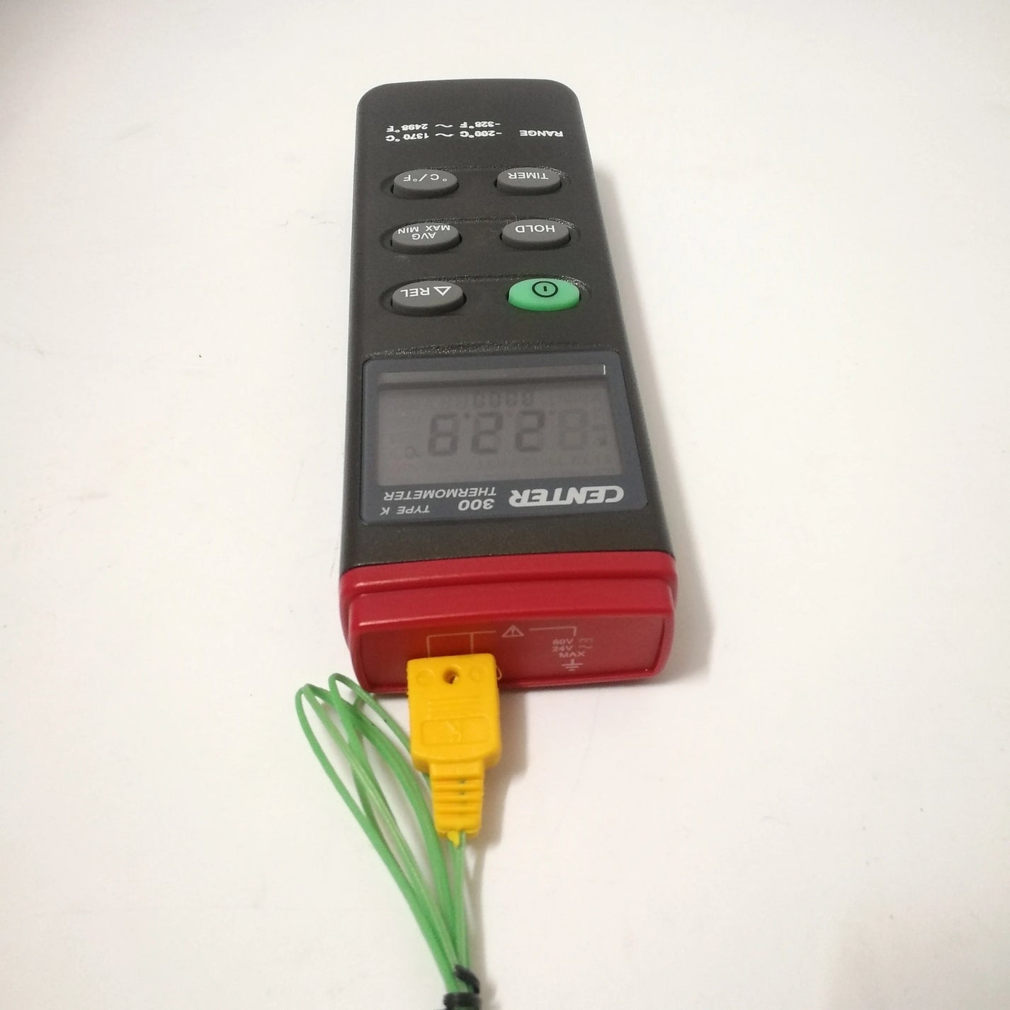CENTER 300 Digital K-Type Thermocouple Thermometer 200–1370°C High Temp Industrial product detail image 5
