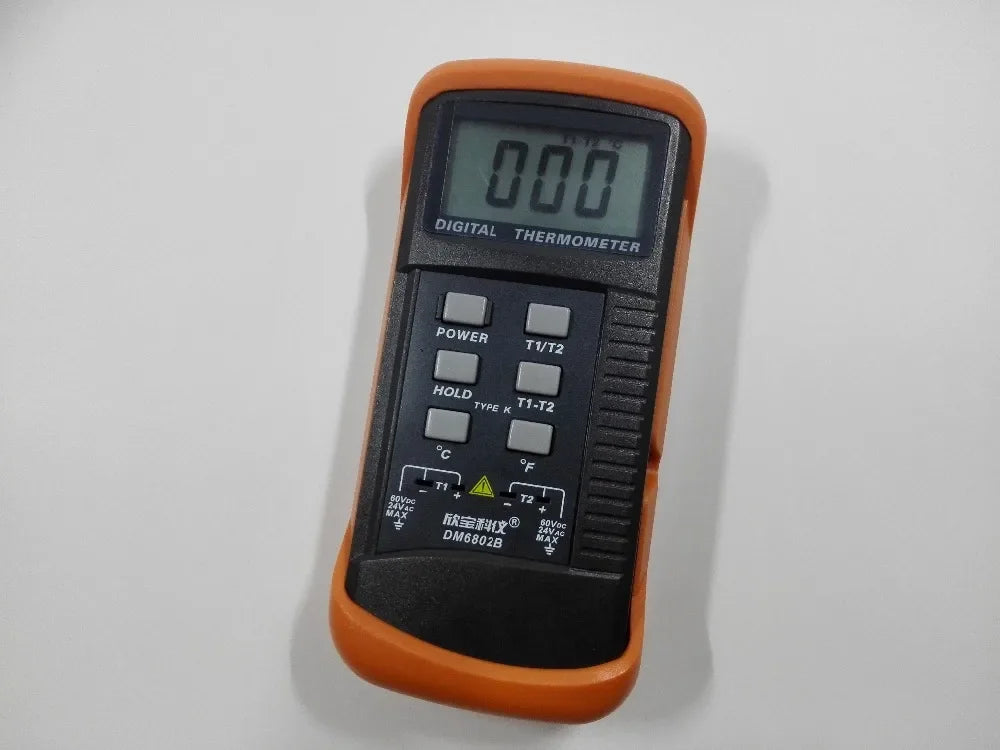 DM6802B Digital Thermometer Dual Channel K-Type Thermocouple Temperature Meter -50°C to product detail image 3