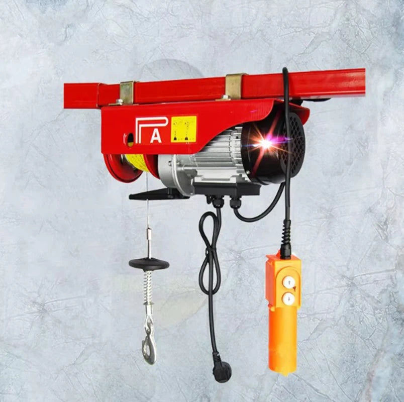 PA600 Mini Electric Hoist 300–600KG 220V Wire Rope Lifting Hoisting Machine Electric Winch product image 2