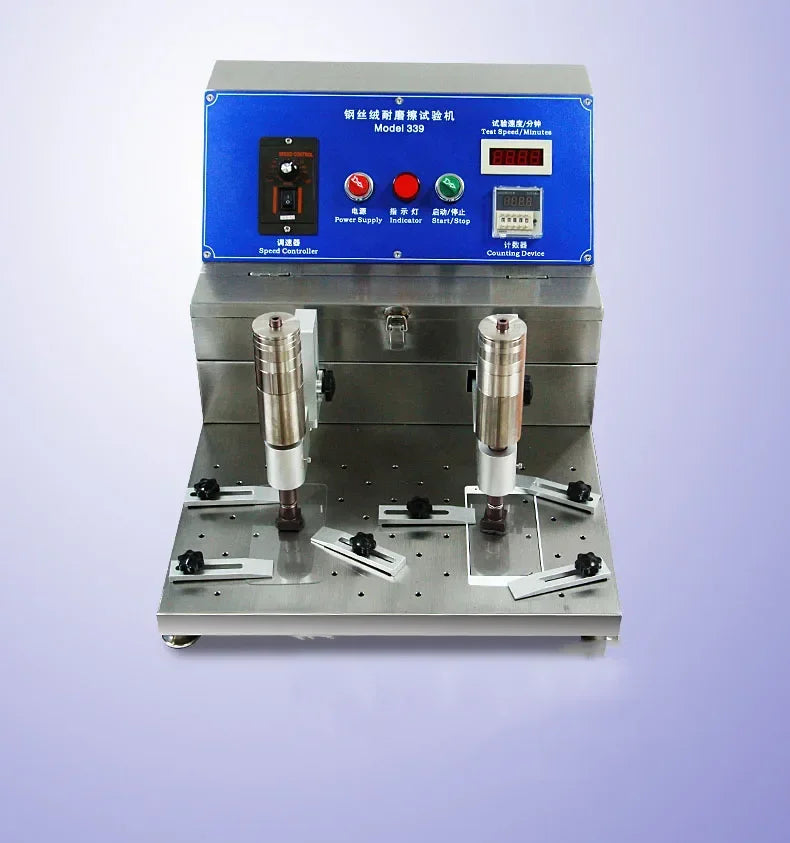 Model 339 Alcohol Rubber Abrasion Tester Steel Wool Friction Testing Machine 220V Wear product image 3