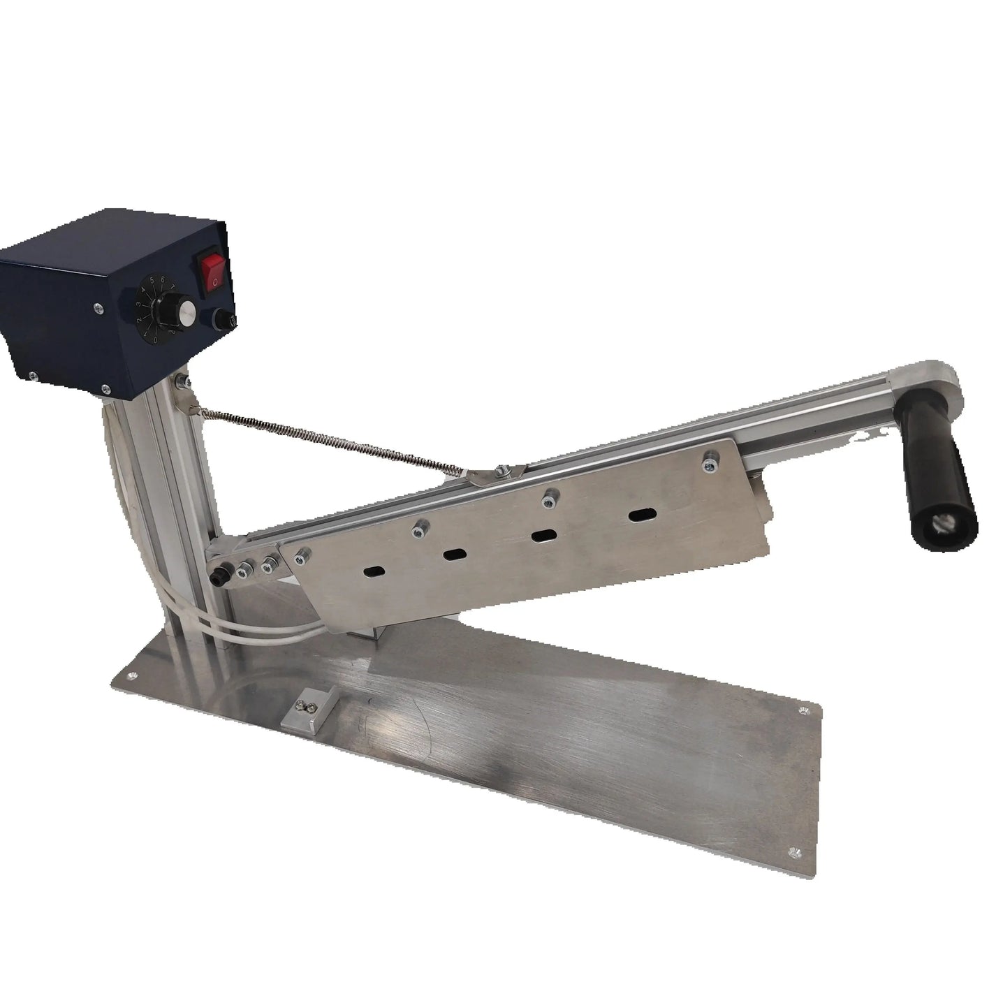 KD-90 electric hot knife cutter with bench frame for webbing, fabric and rope