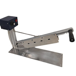KD-90 electric hot knife cutter with bench frame for webbing, fabric and rope