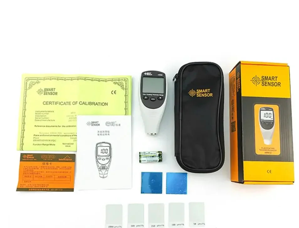 Smart Sensor AR932 Digital Coating Thickness Gauge 0–1700μm Car Paint Tester Meter for product detail image 3