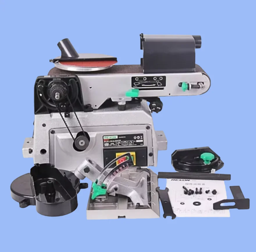 220V Electric Belt Sander Flat Table Polishing Machine Constant