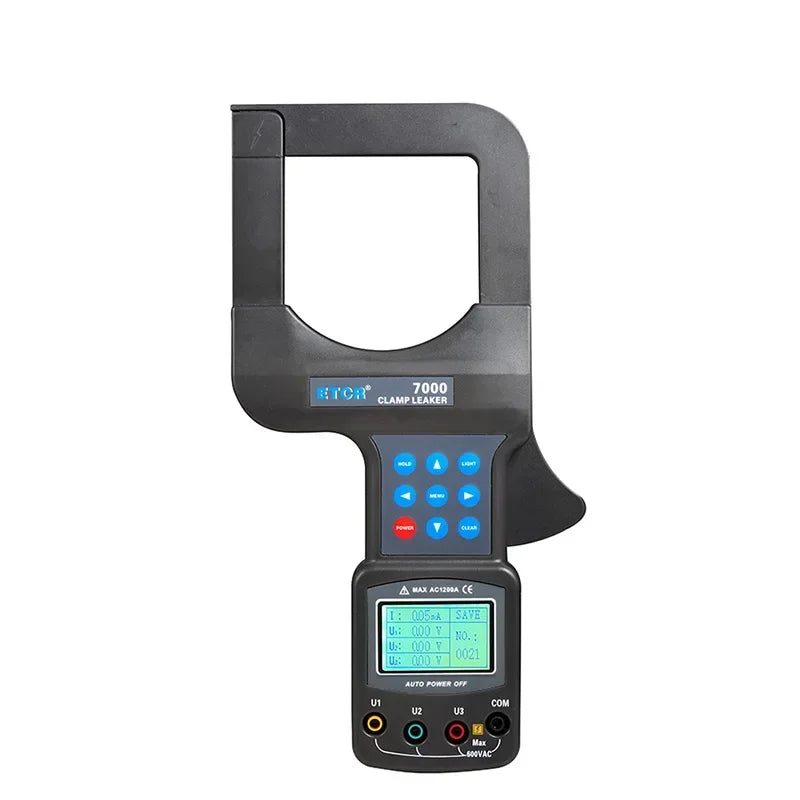 ETCR7000 Large Caliber Leakage Clamp Meter AC 0.00mA–1200A 0–600V 80×80mm Digital Clamp product image 2