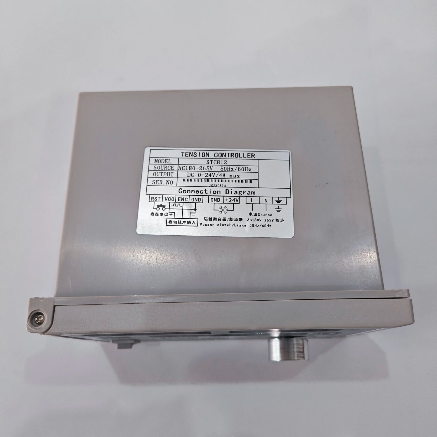 KTC812 Semi-automatic tension controller with Hall Sensor Coil tension magnetic powder brake product detail image 4