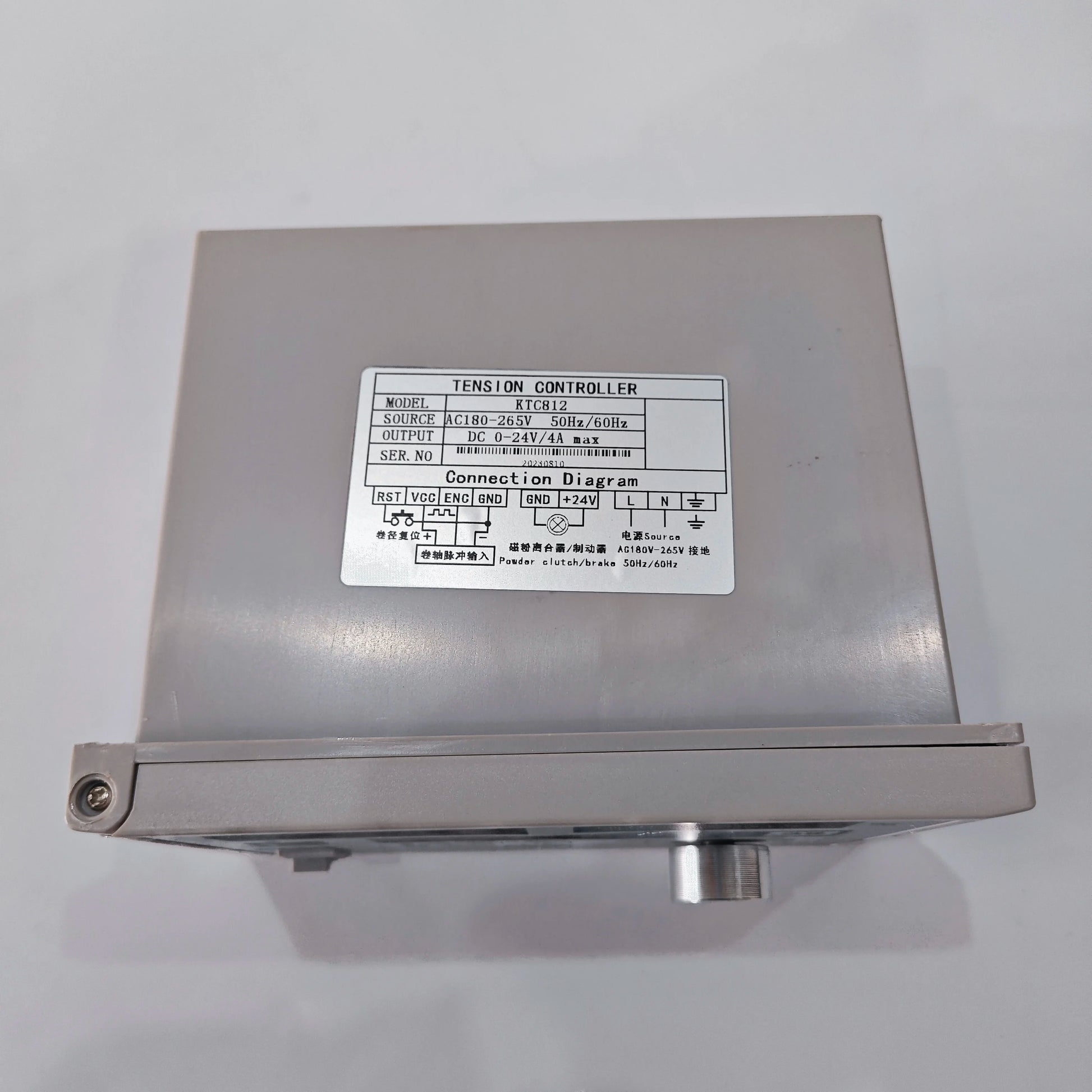 KTC812 Semi-automatic tension controller with Hall Sensor Coil tension magnetic powder brake product detail image 4