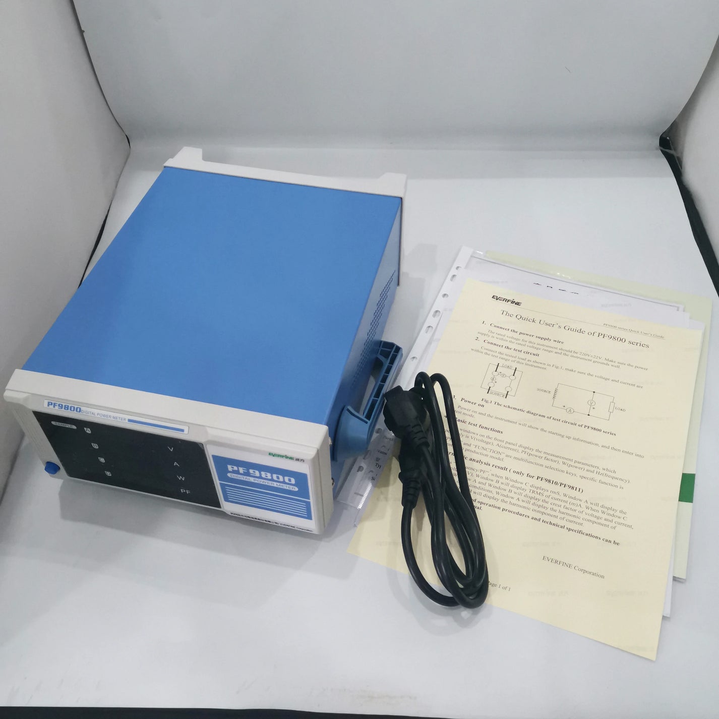 PF9800 digital power meter 3.0V-600V 5mA-20A detail