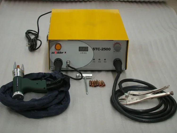 220V STC-2500 Capacitor Discharge CD Stud Welder M3–M10 Spot Welding Machine for Metal product detail image