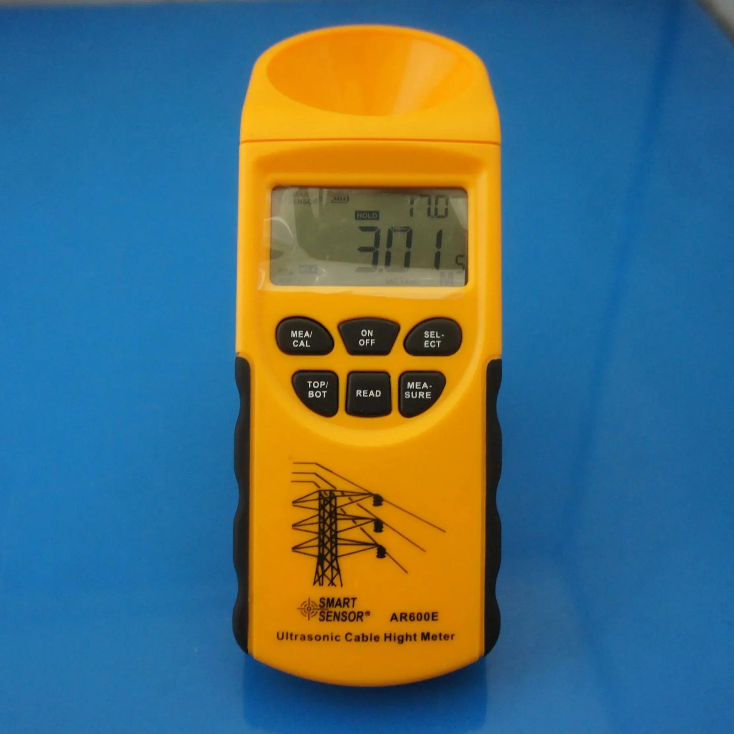 Smart Sensor AR600E Digital Ultrasonic Cable Height Meter | 3–23m Range, 3–15m Plane, High product detail image 5