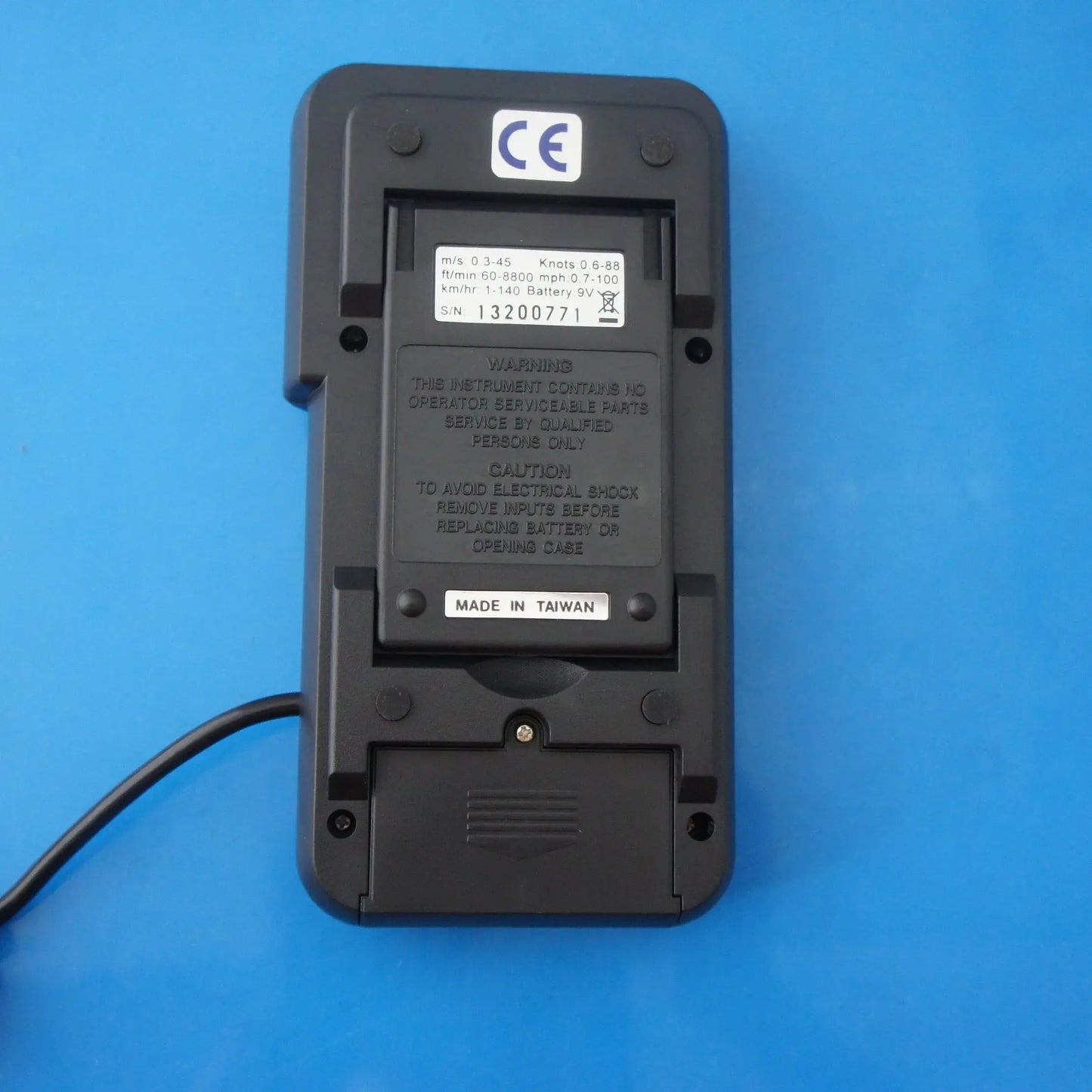 TES AVM-03 Digital Anemometer | Air Flow Meter Wind Speed Gauge 0.0–45m/s product detail image 2