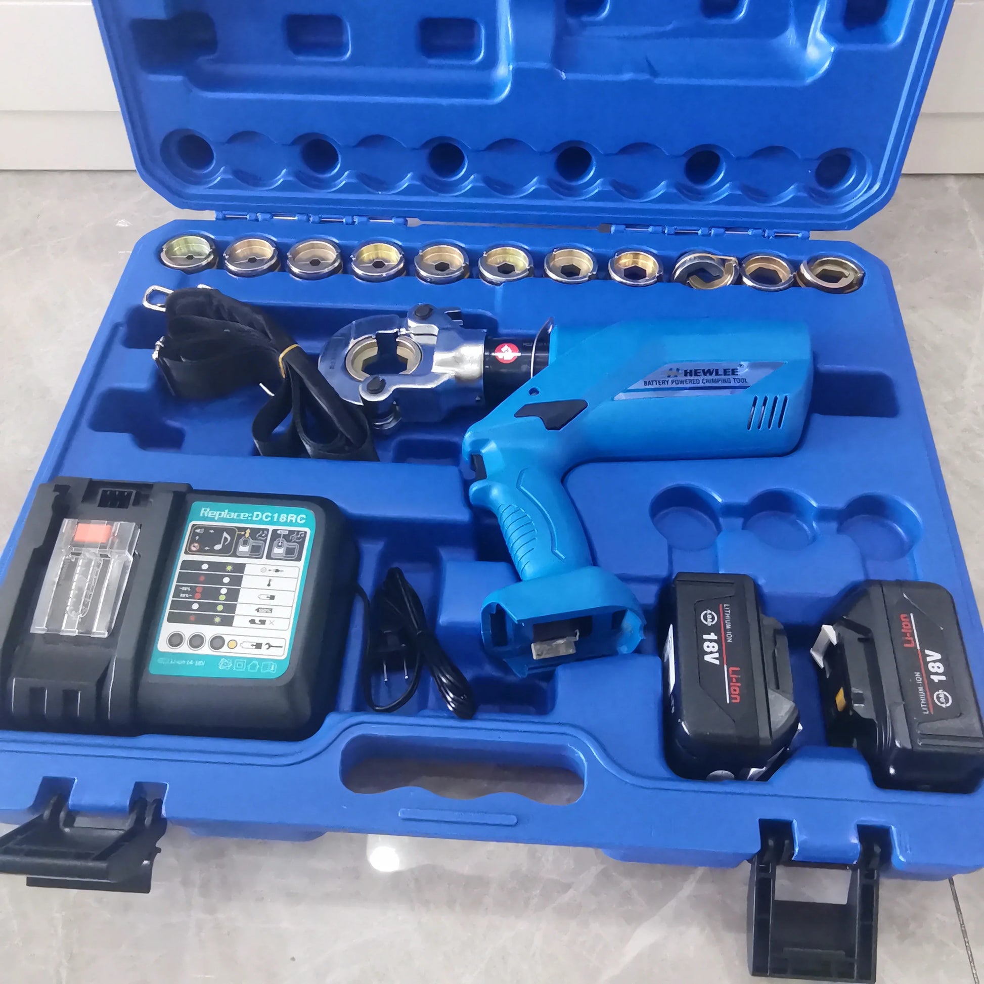 HL300 Electric Hydraulic Crimping Tool | Battery Powered Cable Crimper Pliers 10–300mm² product image 2