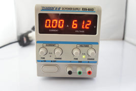 ZHAOXIN RXN-605D 60V 5A linear DC power supply front panel with LED voltage and current displays