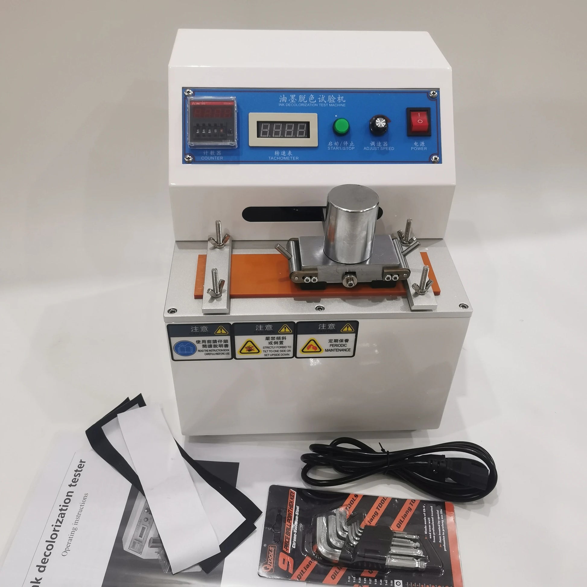 Ink Rub Tester Printing Ink Abrasion Resistance & Decolorization Tester Ink Durability product detail image 6
