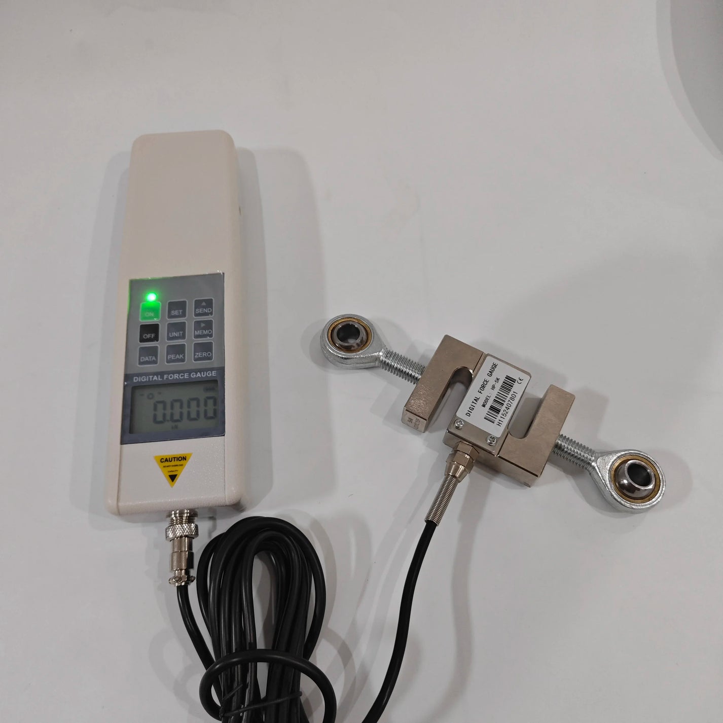 Digital force gauge tension compression measurement detail