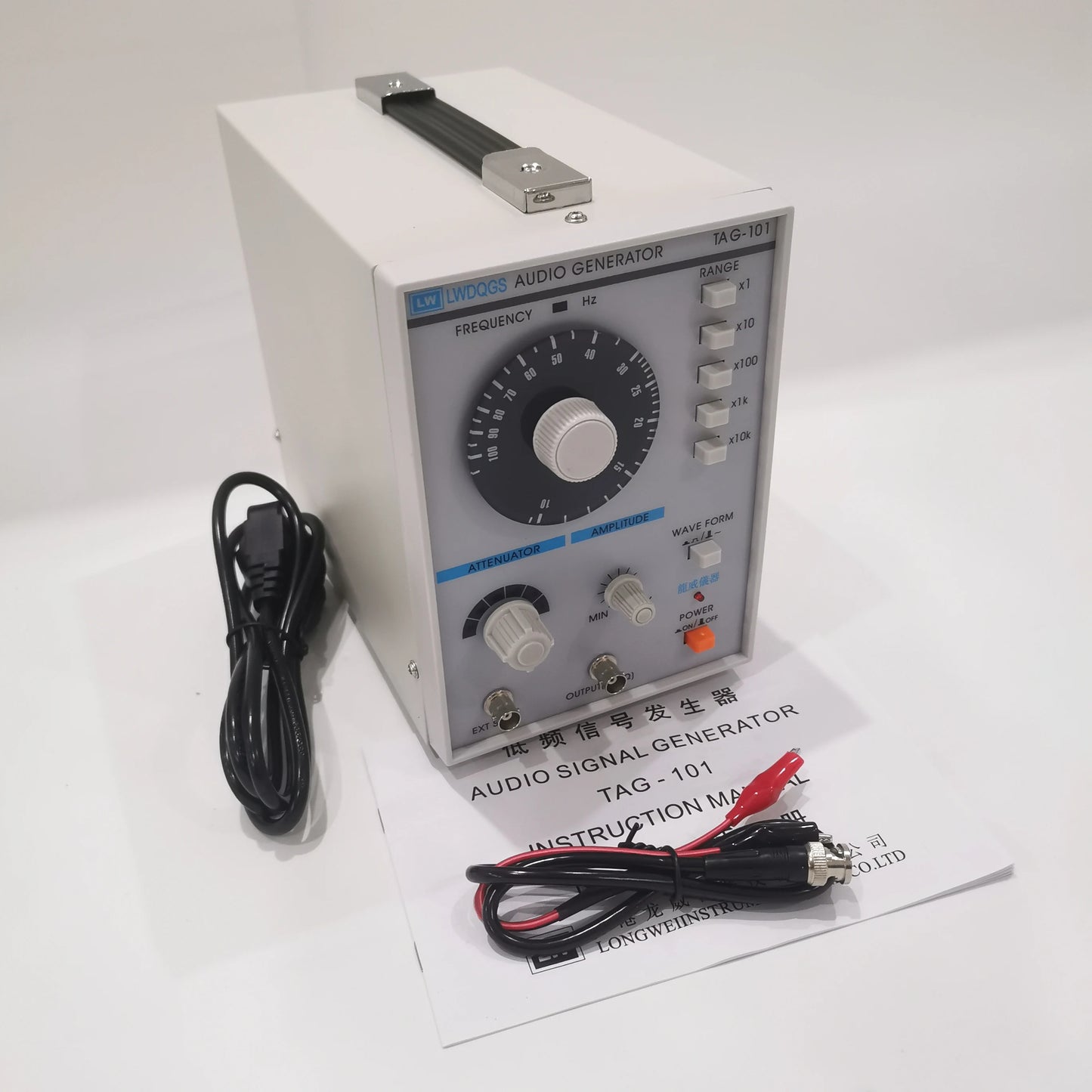LONGWEI TAG-101 Audio Signal Generator | Low Frequency Function Signal Source 10Hz–1MHz Test product image 2