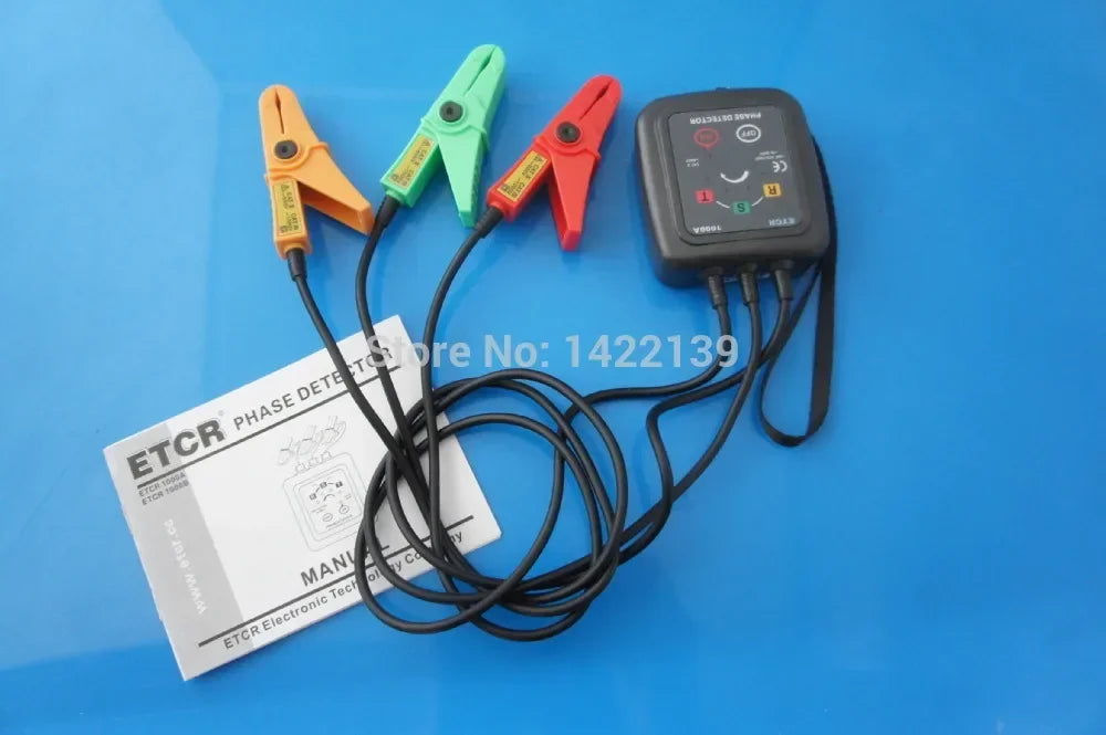 ETCR1000A Non-Contact 3 Phase Rotation Tester Digital Phase Sequence Indicator for product detail image 2
