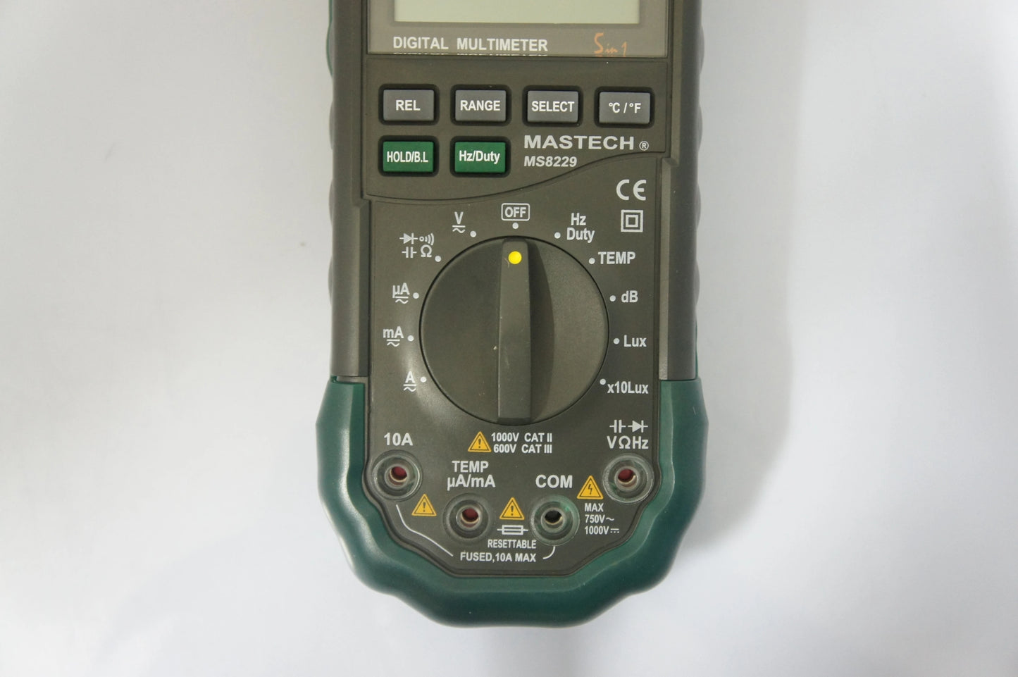Mastech MS8229 5-in-1 Digital Multimeter Lux Sound Level Humidity Temperature Tester True product detail image 3