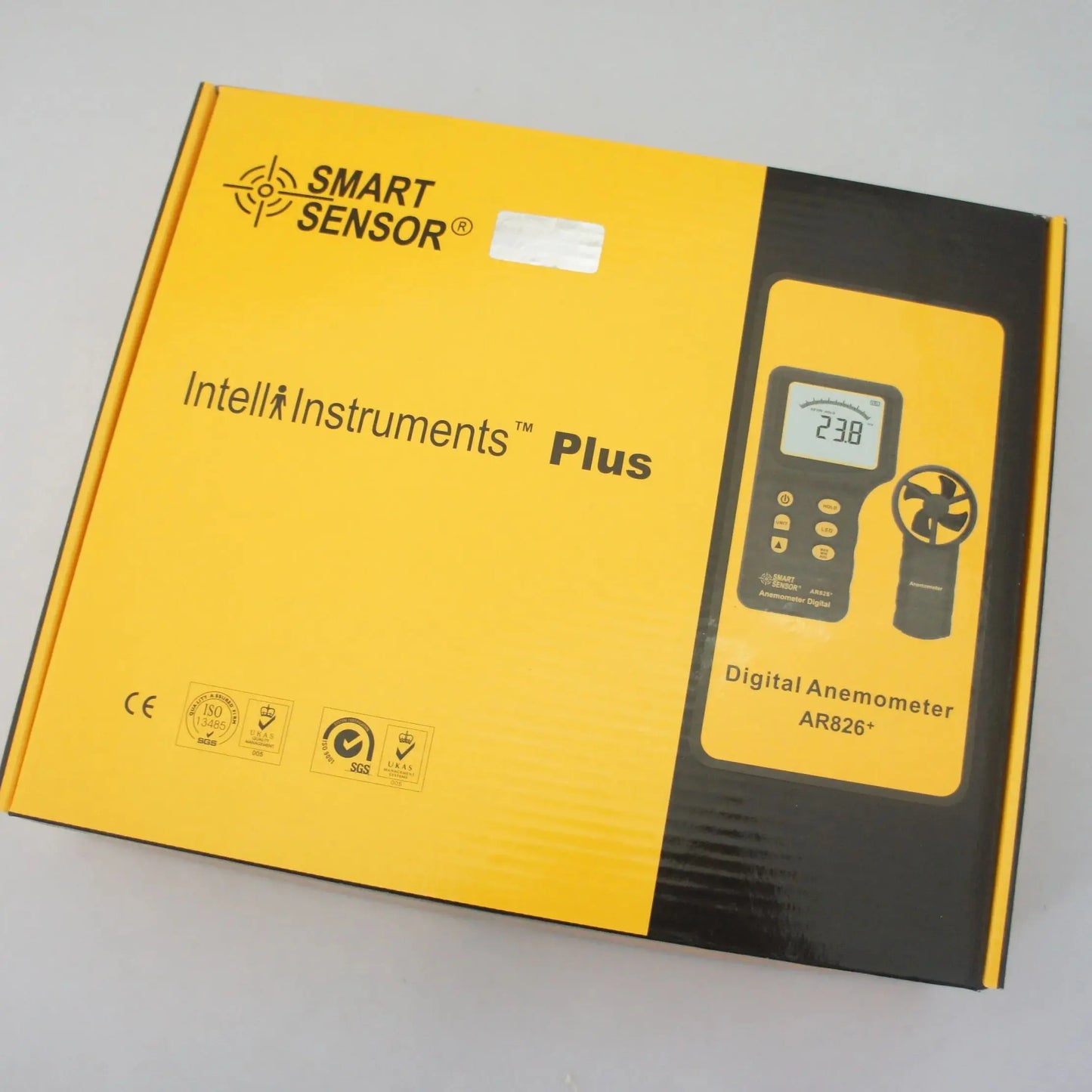 AR826+ Digital Anemometer Air Flow Meter Wind Speed Gauge Tester with LCD Display for HVAC product detail image 3